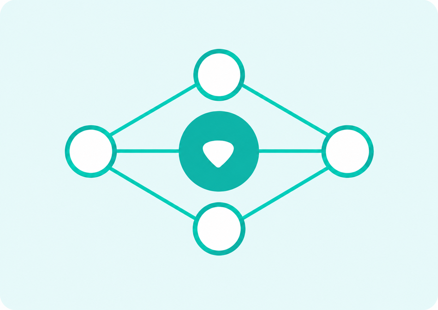 Abstract graphic illustrating connected networks and relationships, symbolizing ekko's ability to maintain warm client connections