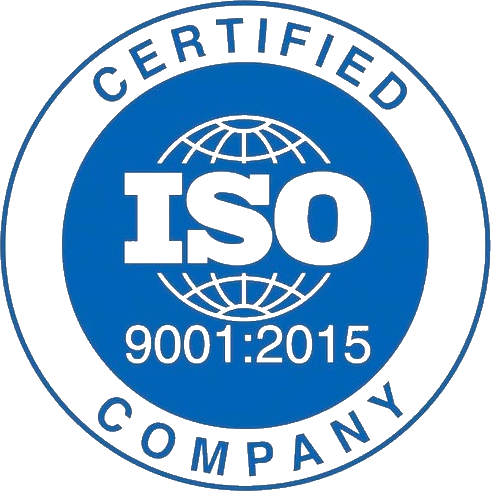 ISO 9001:2015 certification seal demonstrating CAP Digisoft's commitment to quality management and enterprise-grade security standards